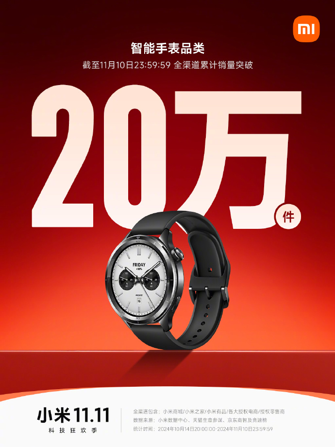 投注：小米雙 11 戰報：Redmi K70 至尊版拿下安卓手機銷冠，智能手環突破 130 萬件