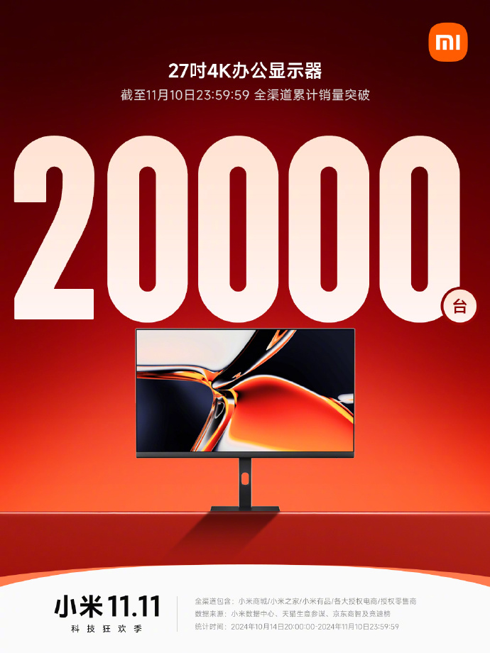 投注：小米雙 11 戰報：Redmi K70 至尊版拿下安卓手機銷冠，智能手環突破 130 萬件